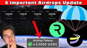 6 Important Airdrops Update - DO THIS NOW