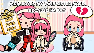 My Mom Loves My Twin Sister More Because I’m Fat & Disabled | Sad Toca Life Story / Toca Boca