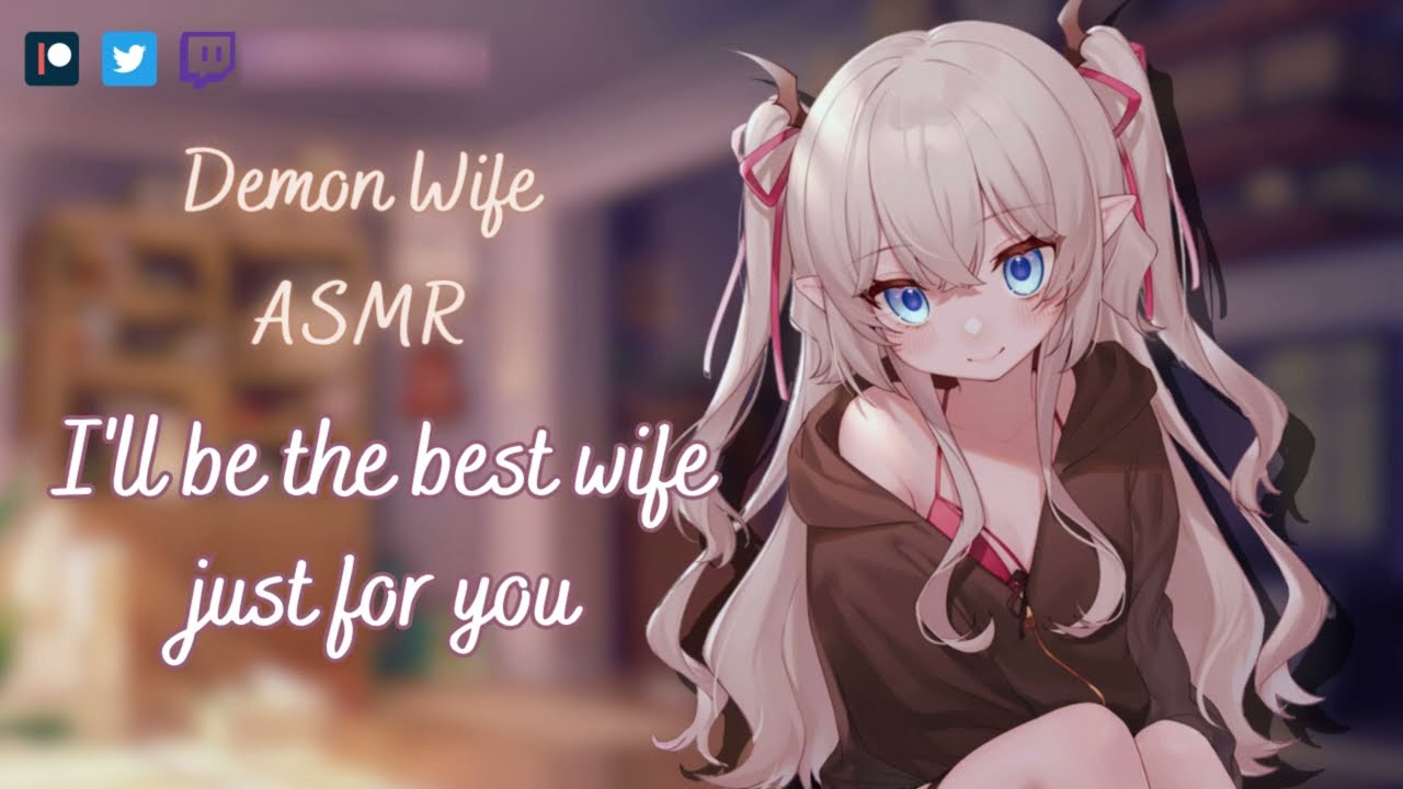 ♡ Living With Your Demon Wife ♡ [F4M] [Reverse Isekai] [Binaural] [Soft Spoken] [RoleplayASMR]