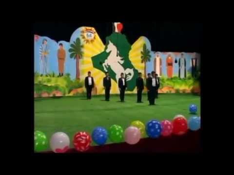 حفل تخرج روضة ومدرسة ورود الجنة 2014 2015 فقرة 3