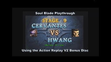 Soul Blade 1 Cervantes Playthrough using the Ps1 Action Replay V2 Bonus Disc :D #Playstation #Sony