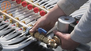 Underfloor heating system install by Continal Underfloor