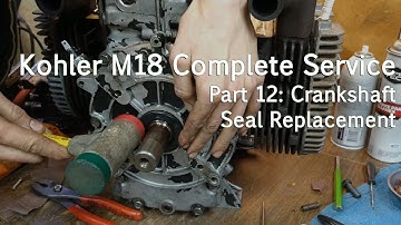 Kohler Magnum M18 Complete Svc, Part 12: Crankshaft Seal Replacement – Cub Cadet 1882 Resto Project