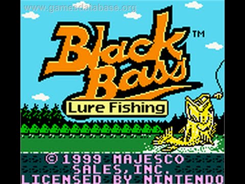 Playing a Gameboy Fishing Game from 1999! | Black Bass Lure Fishing