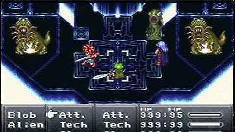 Chrono Trigger SNES - A couple "miss" animations.