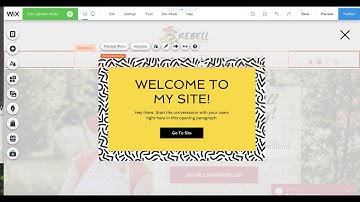 How to add a pop-up (lightbox)  to your website on WIX