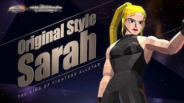 KOF ALLSTAR X Virtua Fighter 5 Final Showdown 「Original Style Sarah」Official Introduction Video