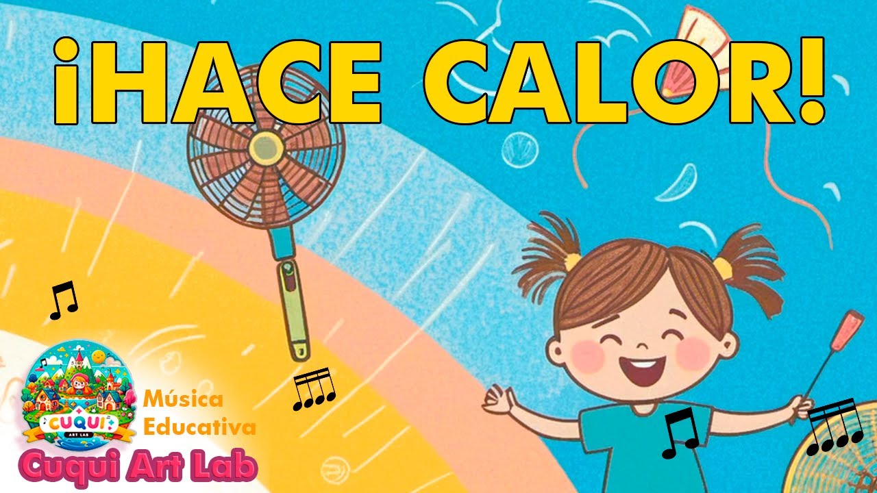 ¡Hace Calor! ☀️🥵 Canción Infantil Divertida para Bailar y Jugar 🎶🌴