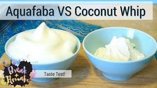 Aquafaba Whipped Cream, Vegan Cool Whip in 3-Minutes Recipe