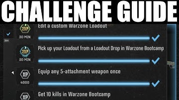 pick your loadout from a loadout drop in warzone bootcamp