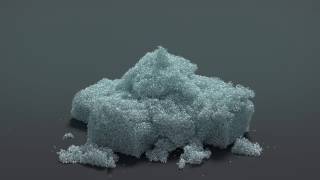 Granular Snow Sandy - RealFlow Dyverso Solver