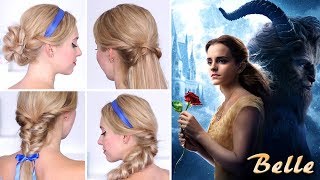 Beauty and The Beast  Belle's hairstyles for every day  Hair tutorial