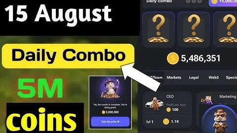 Hamster Kombat 14 - 15August Daily Combo | Hamster Kombat Daily Cipher Code 14-15 August|