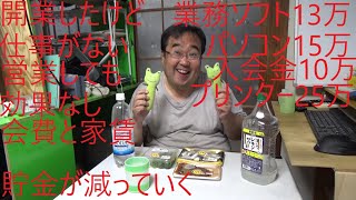 半額賞味期限切れおつまみ三点セットでレモンチューハイを飲みながら　独立開業一か月目の現実を語る