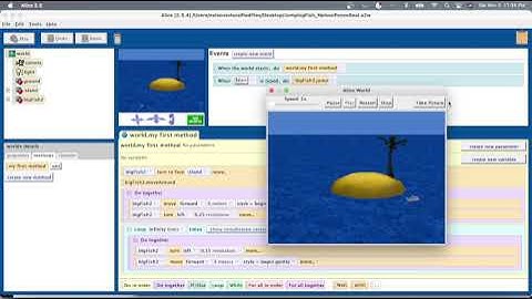 PROGRAMMING IN ALICE // Jumping Fish by Nelson Ponce-Real