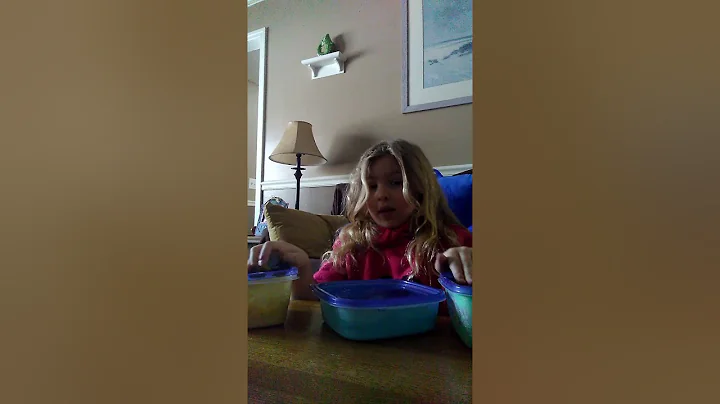 Leah's slime collection and shell game