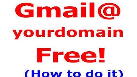 วีดีโอแนะนำวิธีเปิดใช้จีเมล์โดยใช้ชื่อโดเมน ชื่อบริษัท Gmail with your domain free English subtitles