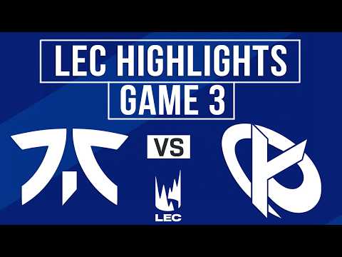 FNC vs KC Highlights Game 3 | LEC Spring 2026 | Fnatic vs Karmine Corp