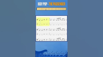 Thumbnail of Bass Tab - Iggy Pop -  The passenger (verse 4 bis) #bass  #basstab #tabshorts  #bassist #sheetmusic