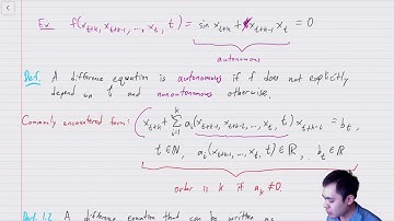 MATC58 Lecture 1.2b: linear difference equations