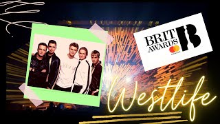 Westlife at the Brits!