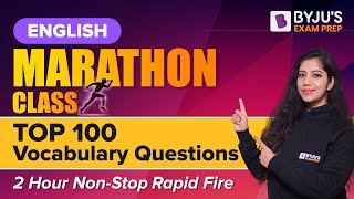 Vocabulary Marathon Class | Top 100 Vocab Questions | SSC CGL | SSC CHSL 2022 | Rakhi Pal | BEP