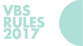 VBS Rules 2017