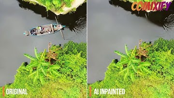 Removing object from videos with AI - Comixify Inpainting Q4 2020 development