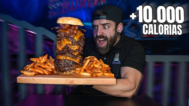 ESTE ES MI RETO en MI HAMBURGUESERÍA +10.000 CALORIAS *The Hiro Challenge*