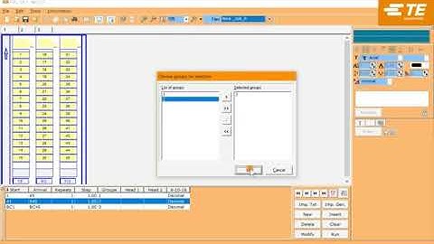 HTS600 Printer Software - How to select tags by group