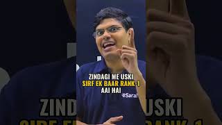 IIT JEE - AIR 1 Shocking Reaction on getting Rank 1 || IIT Motivation #iit #jee #motivation #shorts