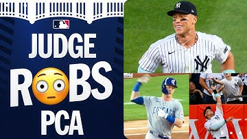 Aaron Judge BACK-TO-BACK defensive gems! (feat. PCA home run robbery!)