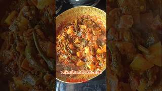 vankaya aloo tomato curry Roti Rice chapati combination youtubeshorts shots  brinjalpotatocurry