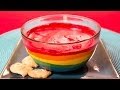 Rainbow Cheesecake Dip: No Bake Cream Cheese Dip Recipe from Cookies Cupcakes and Cardio