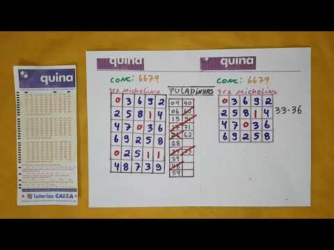 Concurso 6679 da Quina - YouTube