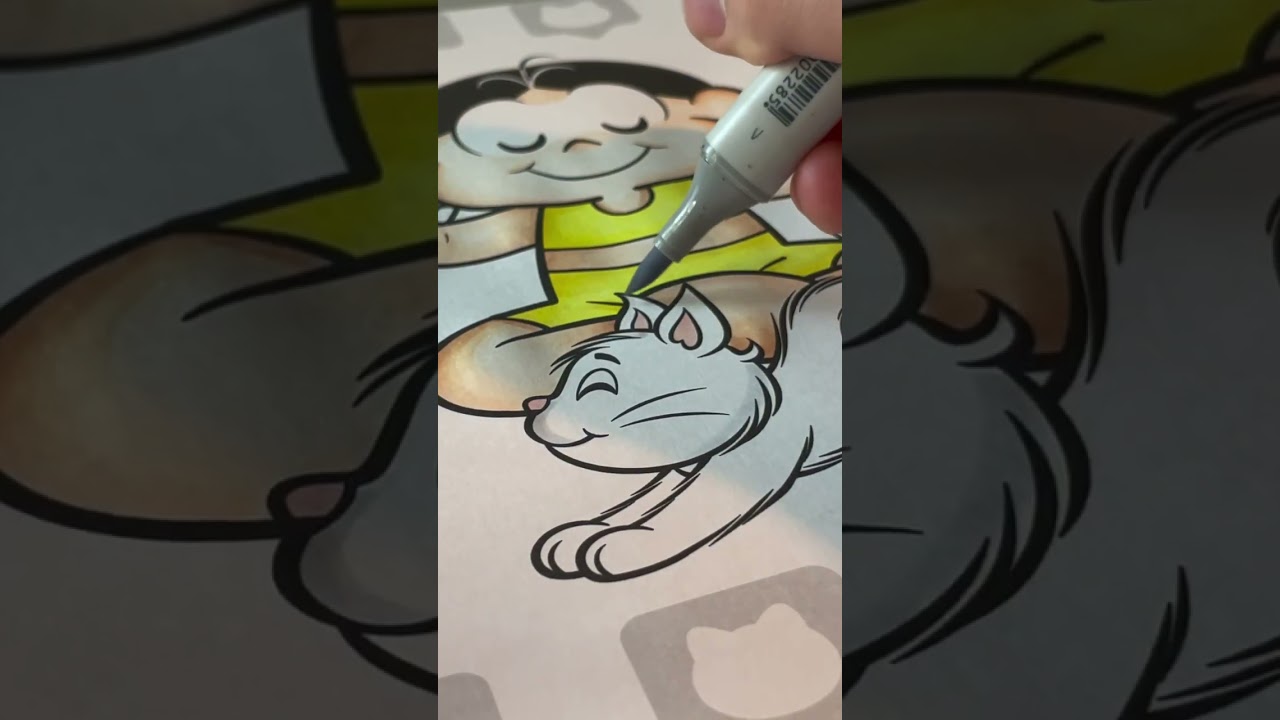 Colorindo livro da TURMA DA MÔNICA ✨ #art