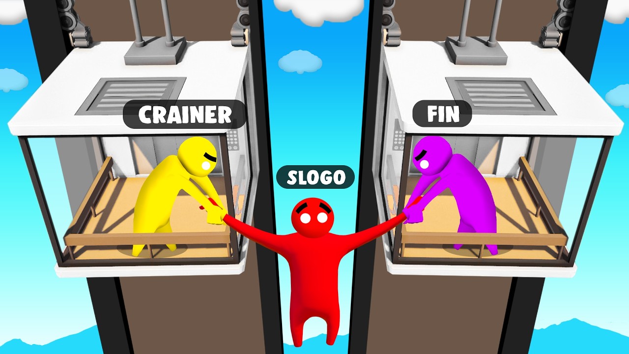 Who Will Let Go FIRST? (Gang Beasts)