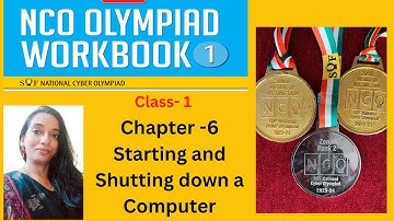 NCO-  SOF National Cyber Olympiad | Class - 1| chapter- 6 |Starting and shutting down a Computer |