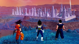 Prince Vegeta and Goku Visit the Planet Vegeta in Dragon Ball Z Kakarot Mods
