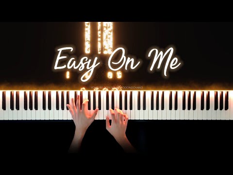 Adele - Easy On Me | Piano Cover with Strings (with Lyrics & PIANO SHEET)