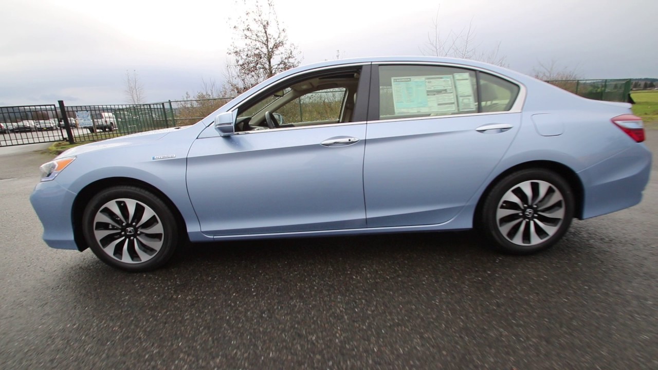 2017 Honda Accord Hybrid EX-L | Blue Sky | HC014269 | Seattle | Sumner