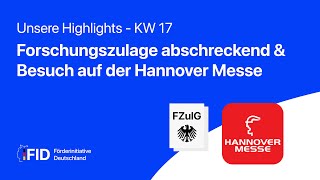 Forschungszulage Für Handwerk Mittelstand - Hannover Messe Kw17