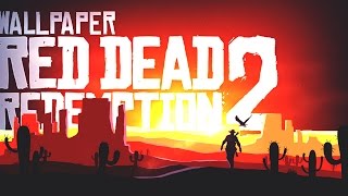 Red Dead Redemption 2 Wallpaper | Photoshop Speed Art screenshot 2