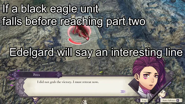 Edelgard's hidden line on "Like the silver snow"