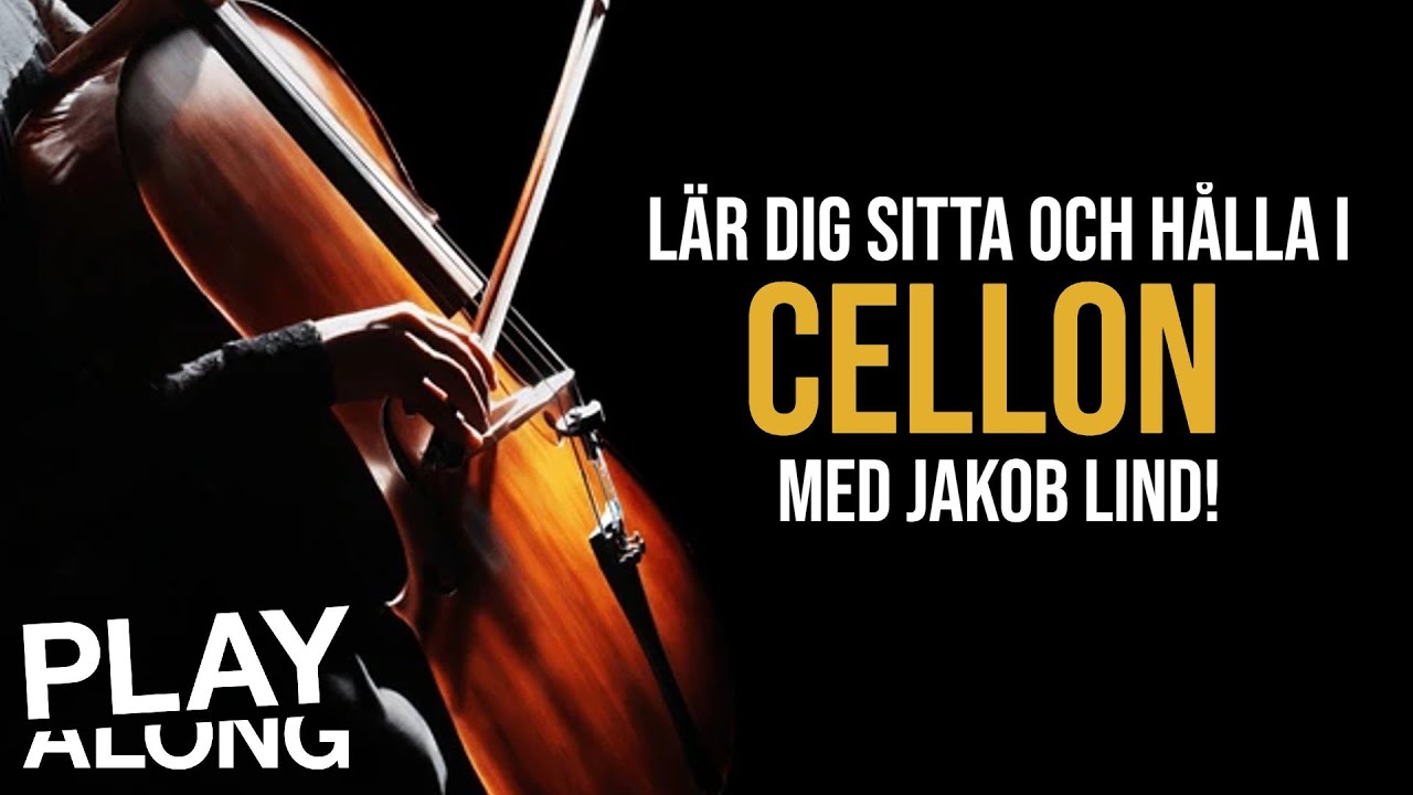 Lär dig sitta och hålla i cellon med Jakob Lind  🎸- DEL 1