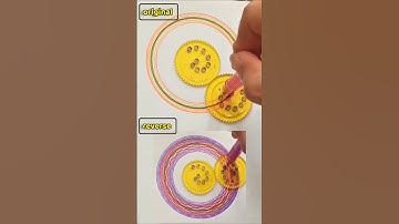 #Original and #reverse #spirograph