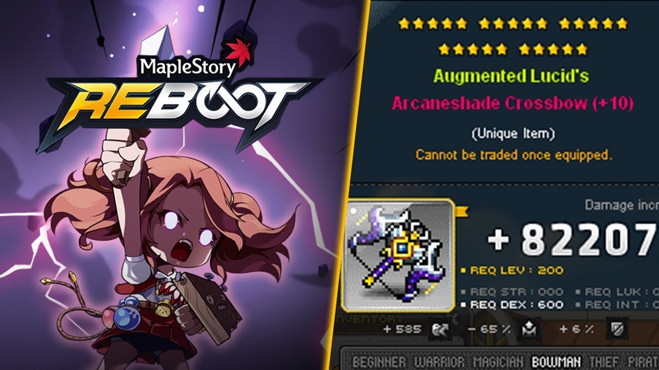 Global MapleStory 25 Stars + Europe Reboot World! YouTube