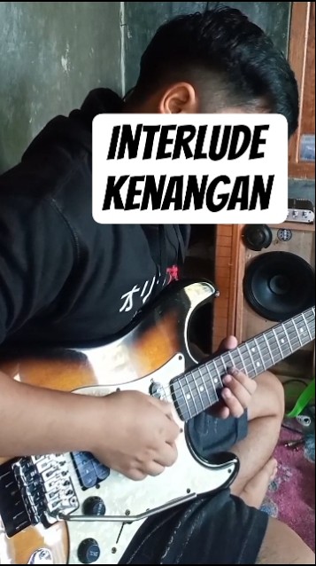 interlude kenangan #guitar #dangdut #squierstratocaster #zoomg1xon
