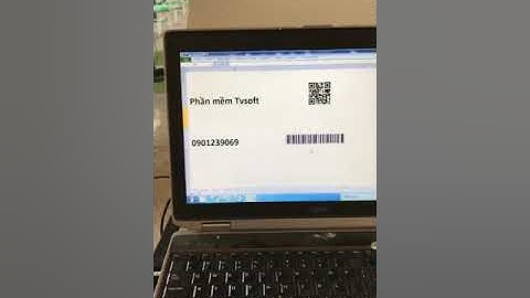 Tạo mã vạch, QR trên excel làm xong Quét được 100%