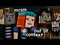 Minecraft story mode out of context is chaos